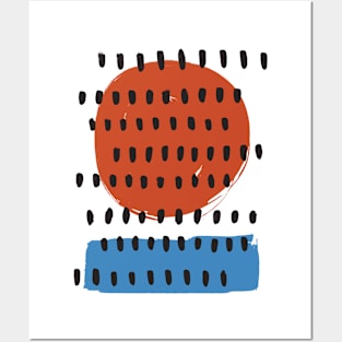 Geometric Dots Posters and Art